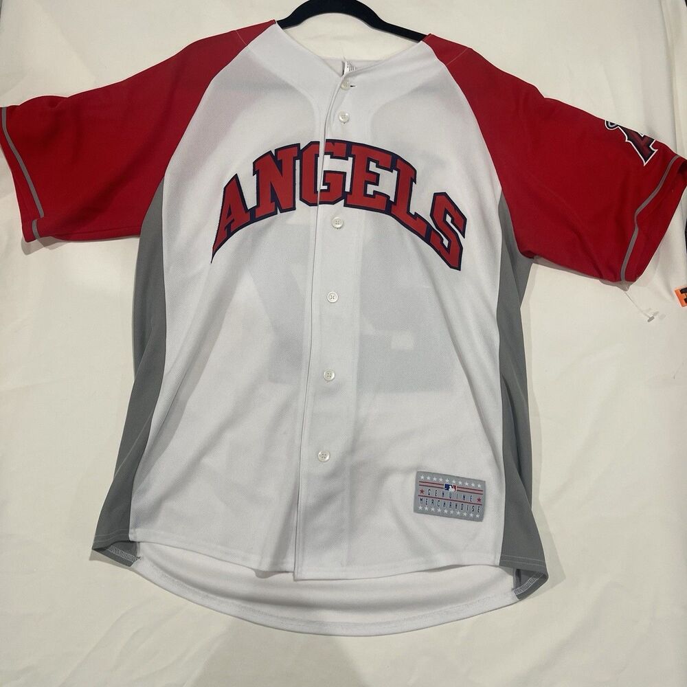 Mike Trout #27 Los Angeles Angels Jersey Men’s Large MLB